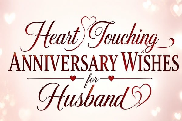 Heart Touching Anniversary Wishes for Husband