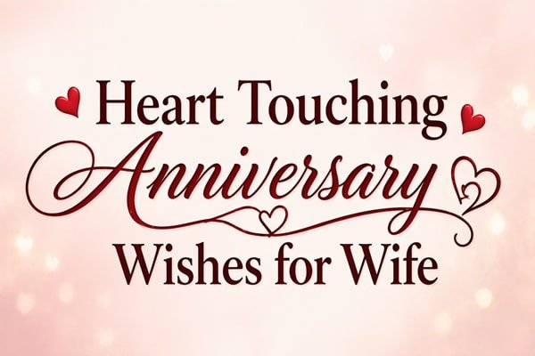 Heart Touching Anniversary Wishes for Wife