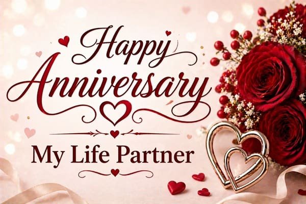 Happy Anniversary My Life Partner