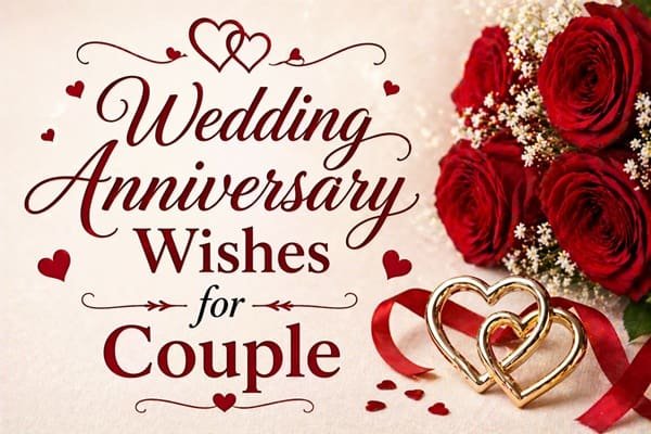 Wedding Anniversary Wishes for Couple