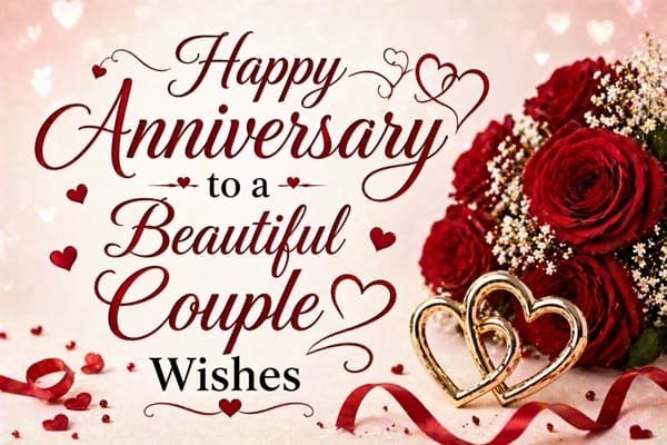 Happy Anniversary to a Beautiful Couple