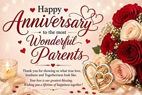 Anniversary Wishes for Parents